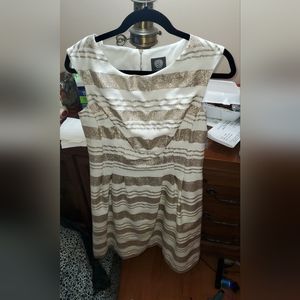 Vince Camuto gold dress